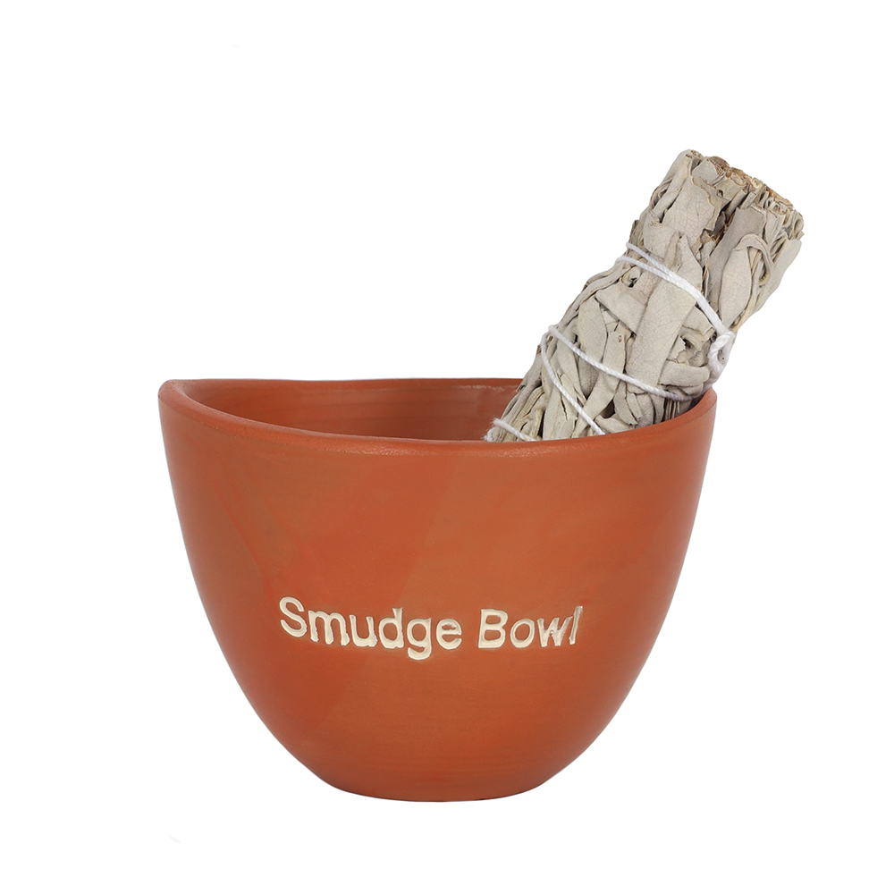 10cm Natural Terracotta Smudge Bowl