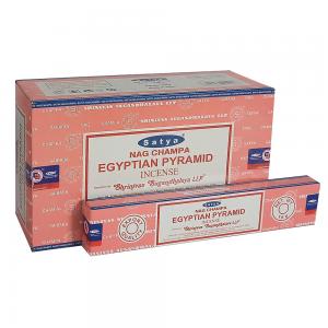 Image of 12 Packs of Egyptian Pyramid Incense Sticks by Satya