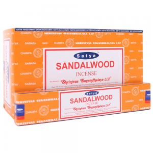 Image of 12 Packs of Sandalwood Incense Sticks by Satya