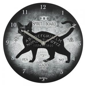 Image of Alchemy Black Cat Spirit Board Clock