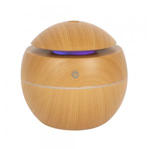 Image of Small Round Wood Grain Aroma Diffuser