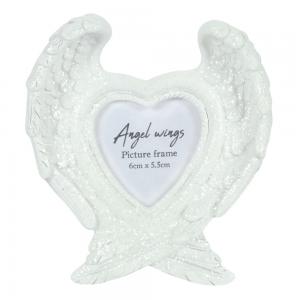 Image of Glitter Angel Wing Photo Frame