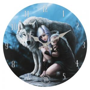 Image of Protector Wall Clock By Anne Stokes
