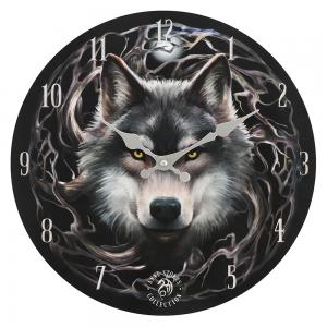 Image of Night Forest Wall Clock by Anne Stokes