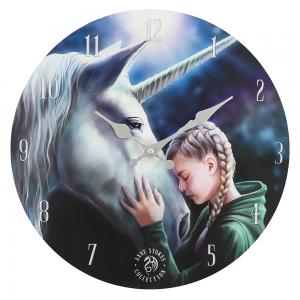 Image of The Wish Wall Clock By Anne Stokes