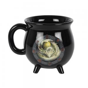 Image of Ostara Colour Changing Cauldron Mug by Anne Stokes