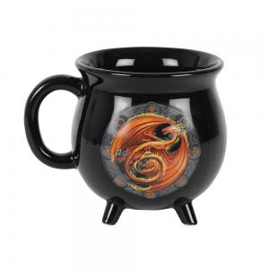 Image of Beltane Colour Changing Cauldron Mug by Anne Stokes