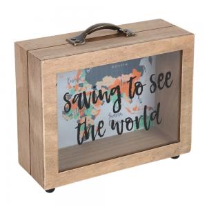 Image of Saving to See the World Money Box