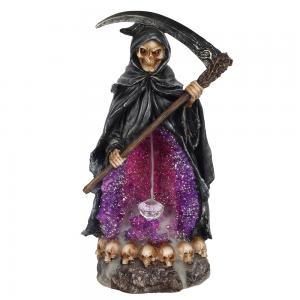 Image of Grim Reaper Backflow Incense Burner with Light