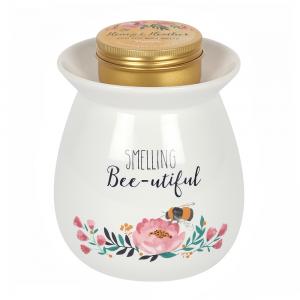 Image of Large Smelling Bee-utiful Wax Melt Burner Gift Set
