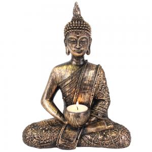 Image of Sitting Thai Buddha Tealight Holder