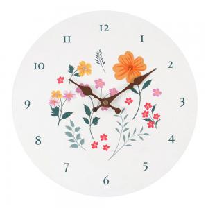 Image of 28cm Botanical Floral Wall Clock