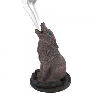 Image of Wolf Incense Cone Holder by Lisa Parker