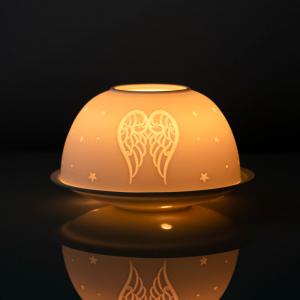Image of Angel Wings Dome Tealight Holder