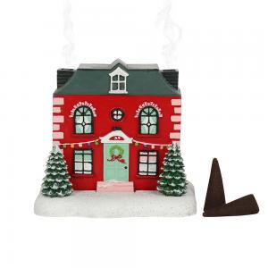 Image of Christmas House Incense Cone Burner