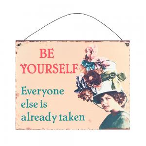 Image of Be Yourself Metal Sign