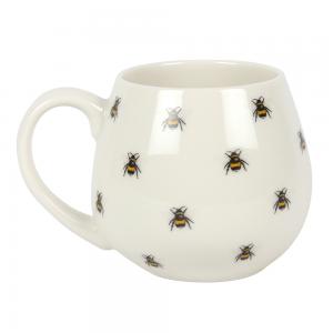 Image of Bee Print Rounded Mug