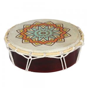 Image of Small Patterned Shamanic Drum