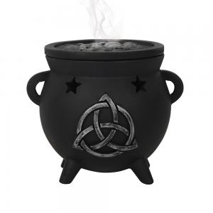 Image of Triquetra Cauldron Incense Cone Holder