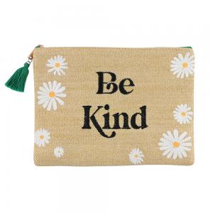 Image of Be Kind Daisy Makeup Bag