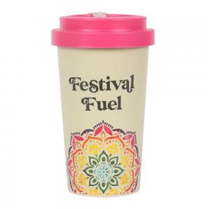 Image of Festival Fuel Mandala Bamboo Eco Travel Mug