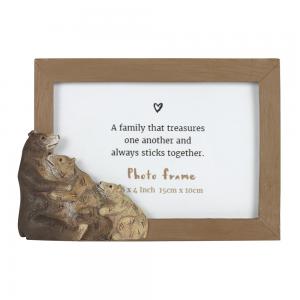 Image of 6x4in Bear Family Photo Frame