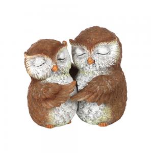 Image of Birds of a Feather Owl Couple Ornament