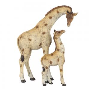 Image of Stand Tall Giraffe Mother and Baby Ornament