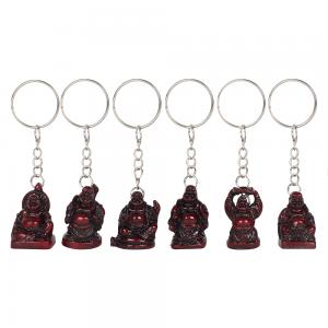 Image of 4cm Red Buddha Keyring