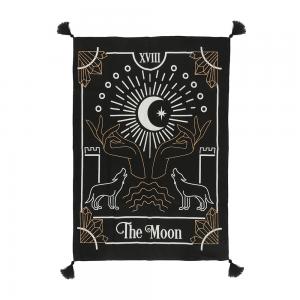 Image of Small Moon Tarot Card Wall Tapestry
