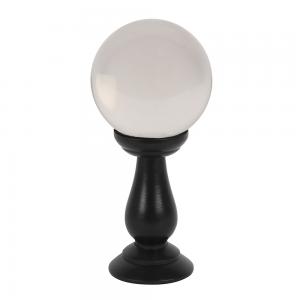Image of Small Clear Crystal Ball on Stand
