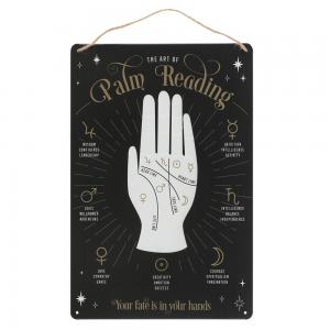 Image of Palm Reading Metal Sign