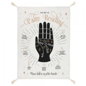 Image of Large Palm Reading Wall Tapestry