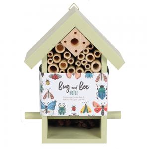 Image of Wooden Bug and Bee Hotel