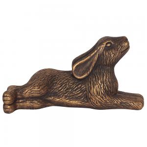 Image of Bronze Terracotta Hare Garden Ornament