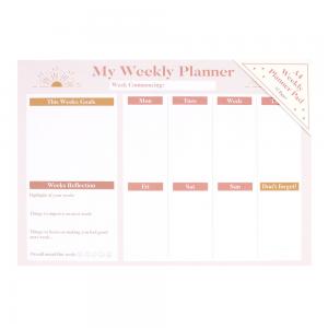 Image of Good Vibes A4 Weekly Planner Pad