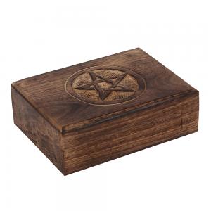 Image of 7x5in Pentagram Tarot Card Box