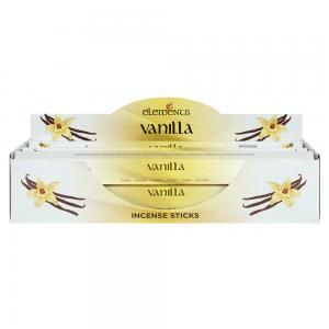 Image of 6 Packs of Elements Vanilla Incense Sticks 