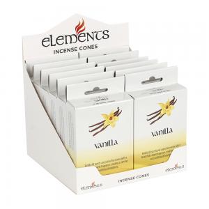 Image of 12 Packs of Elements Vanilla Incense Cones