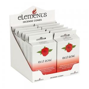 Image of 12 Packs of Elements Red Rose Incense Cones