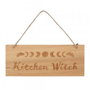 Image of Kitchen Witch Engraved Hanging Sign
