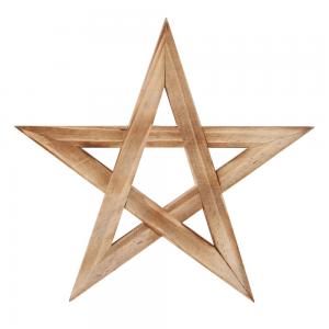 Image of Wooden Pentagram Trivet