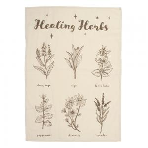 Image of Healing Herbs Tea Towel