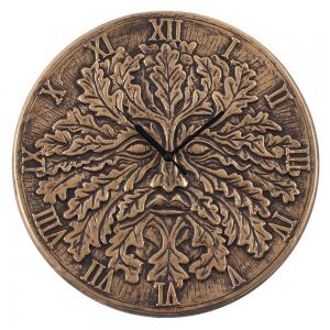 Image of Terracotta Green Man Clock by Lisa Parker