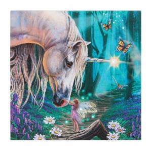 Image of Fairy Whispers Light Up Canvas Plaque by Lisa Parker