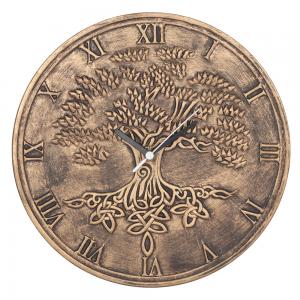 Image of Terracotta Tree of Life Clock by Lisa Parker