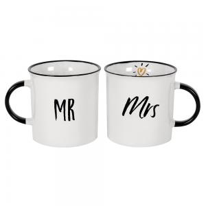 Image of Mr and Mrs Mug Set