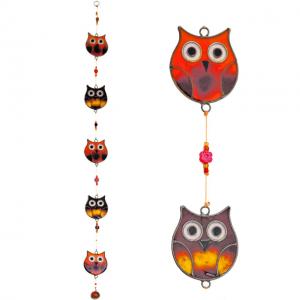 Image of String Of 5 Owls