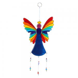 Image of 38cm Rainbow Angel Suncatcher