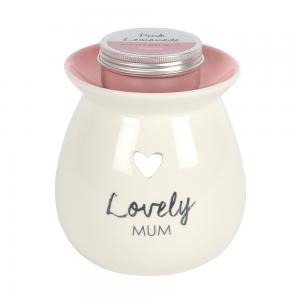Image of Lovely Mum Wax Melt Burner Gift Set